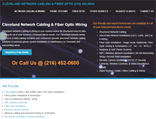 Tablet Screenshot of clevelandnetworkcabling.com